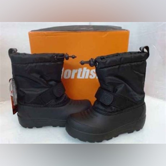 Northside Frosty Kids Little Boy Winter Boots sz 8 Toddler Black - Picture 6 of 6